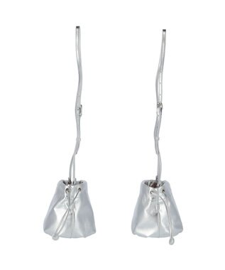 tsumori chisato CARRY ラムギャザー ショルダーバッグ シルバー