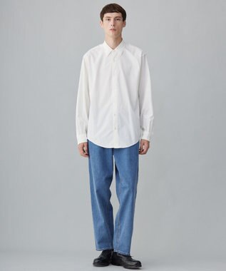 UNFILO MENS 【男女兼用】コンフォート レギュラーカラーシャツ [24年秋冬商品] オフ