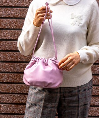 tsumori chisato CARRY ラムギャザー ショルダーバッグ