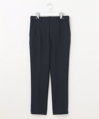 J.PRESS LADIES 【洗える】2way thermoサキソニー テーパード パンツ ネイビー系