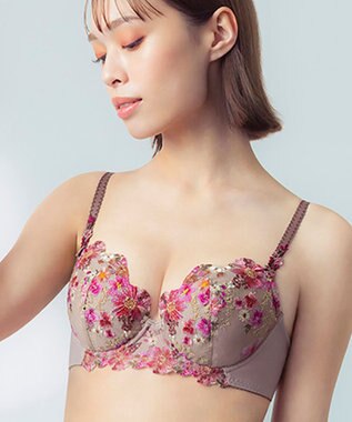 Wing ブラジャー Wing Lesiage サイドすっきり しっかりフィット 【2850シリーズ】 パッド有 ブラ PB2850 ウイング／ワコール ラズベリー