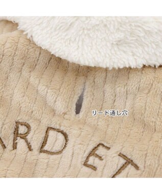 PET PARADISE リサとガスパール ぽんぽん ポンチョ 小型犬 ベージュ