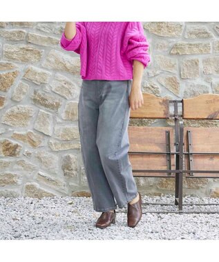 ing <ing>【WEB限定】【サスティナブルシリーズ】甲深デザインパンプス ダークブラウン