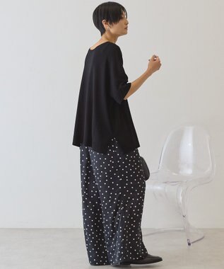 AMERICAN HOLIC 【前後2WAY】ポンチョニット Black