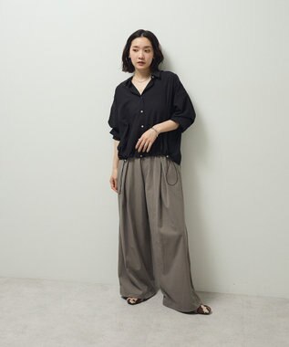 Green Parks ・ＳＵＧＡＲ　ＳＰＯＯＮ　カーブタックパンツⅡ Gray Beige