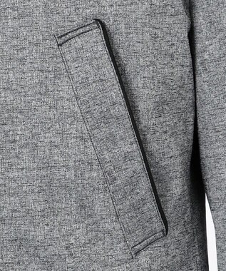 JOSEPH ABBOUD 【キングサイズ】DSDスラブジャガード ライナー付き ブルゾン ライトグレー系