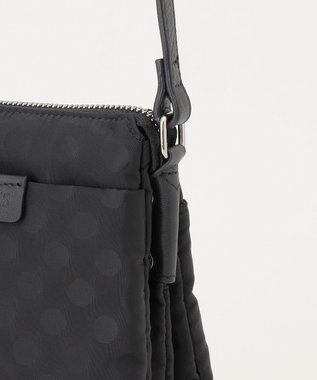 Y'SACCS ドットジャカード　ミニポシェット ブラック