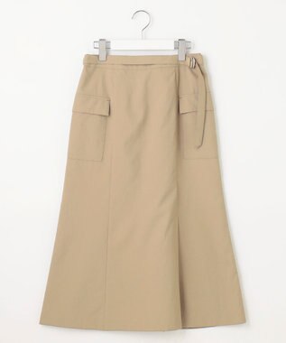 J.PRESS LADIES S 【洗える・イージーケア】ソフトタイプライター マーメイド スカート ベージュ系