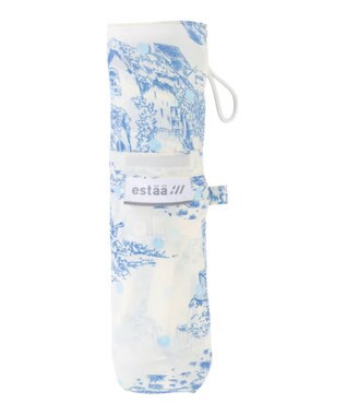 MOONBAT estaa 【耐風/晴雨兼用】折りたたみ傘 ヴィレッジドット UV ペールスカイ