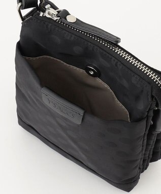 Y'SACCS ドットジャカード　ミニポシェット ブラック