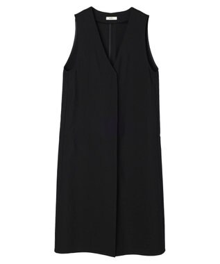 earth music&ecology フロントジップジャンスカ Black