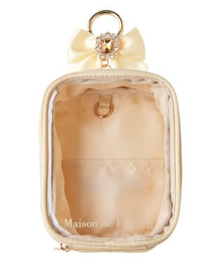 Maison de FLEUR EC限定クリアポーチS Yellow