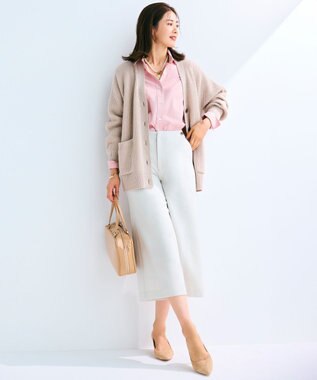 23区 【CLASSY.2月号掲載/洗える】CANCLINI ベーシック シャツ ピンク系