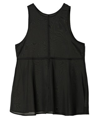 Green Parks ・ＥＬＥＮＣＡＲＥ　ＤＵＥオーガンジーノースリチュニック Black
