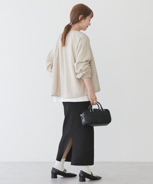 AMERICAN HOLIC ＶネックＺＩＰブルゾン Light Beige