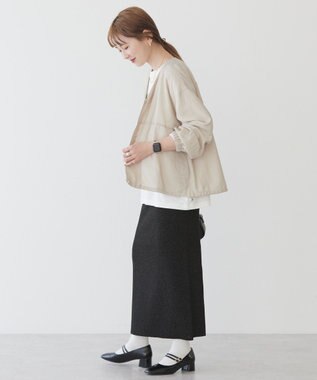 AMERICAN HOLIC ＶネックＺＩＰブルゾン Light Beige