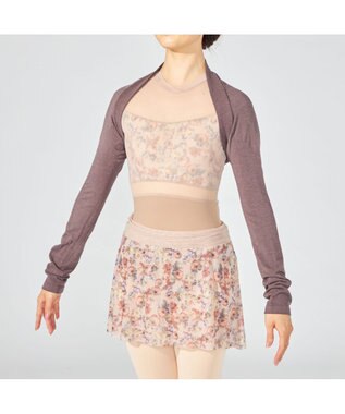 Chacott アームカバー (サーモギア(R)糸使用） グレイッシュライラック