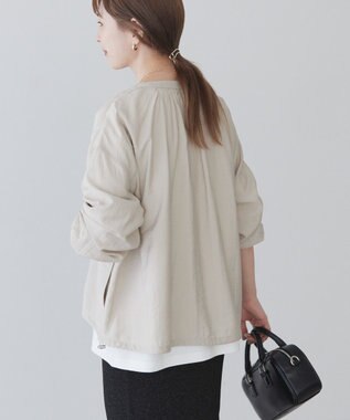 AMERICAN HOLIC ＶネックＺＩＰブルゾン Light Beige