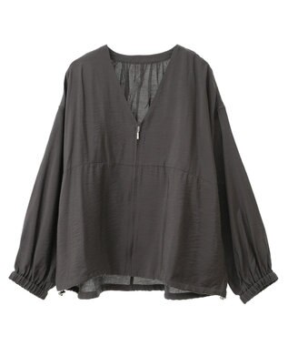 AMERICAN HOLIC ＶネックＺＩＰブルゾン Charcoal Gray