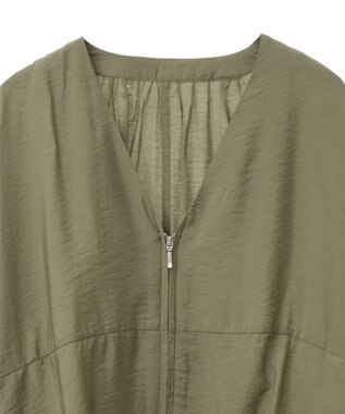 AMERICAN HOLIC ＶネックＺＩＰブルゾン Olive