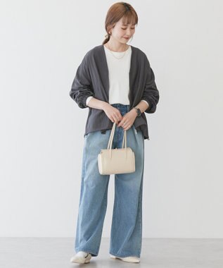 AMERICAN HOLIC ＶネックＺＩＰブルゾン Charcoal Gray