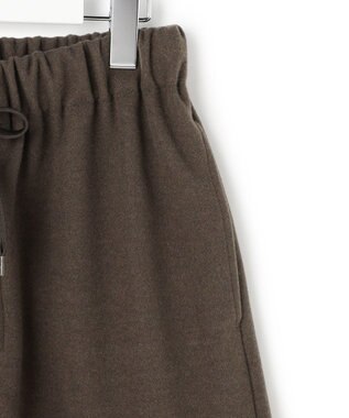 J.PRESS YORK STREET 【WOMEN】ウールライクジャージー ワイドパンツ ブラウン系