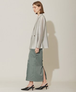 ICB 【洗える】リヨセルナイロンワッシャー ジャケット トープ系