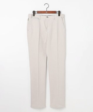 JOSEPH ABBOUD 【ウエストも伸びる！/暖かパンツ/オーガニックコットン使用】ライスコールストレッチパンツ ライトグレー系