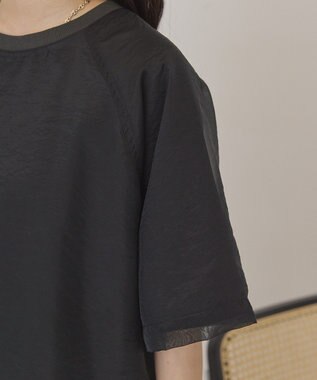 AMERICAN HOLIC シアーレイヤードプルオーバー Charcoal Gray