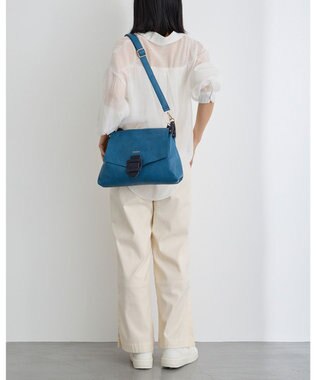 MioFIRANO バックル付きフラップトートバッグ 2WAY　FIRANO フィラノ BLUE