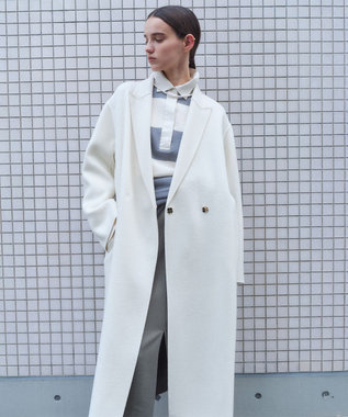 BEIGE， ZION / ウールロングチェスターコート