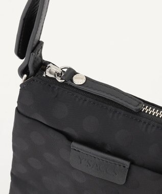 Y'SACCS ドットジャカード　ミニポシェット ブラック