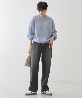 AMERICAN HOLIC ラメ裏毛プルオーバー Blue