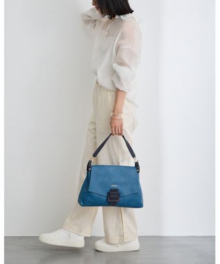MioFIRANO バックル付きフラップトートバッグ 2WAY　FIRANO フィラノ BLUE