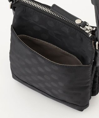 Y'SACCS ドットジャカード　ミニポシェット ブラック