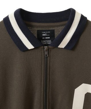 CRAFT STANDARD BOUTIQUE 【ユニセックス】裏毛ハーフジップスウェット Khaki