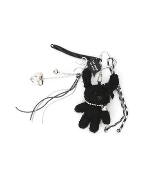 UNBILLION カシュカシュ cachecache / クマハートカラビナチャーム ブラック