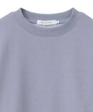 AMERICAN HOLIC ラメ裏毛プルオーバー Blue