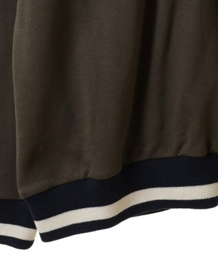 CRAFT STANDARD BOUTIQUE 【ユニセックス】裏毛ハーフジップスウェット Khaki