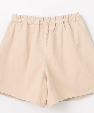 ANY KIDS ネコ刺繍 コーデュロイ ショートパンツ ベージュ