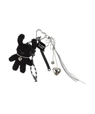 UNBILLION カシュカシュ cachecache / クマハートカラビナチャーム ブラック