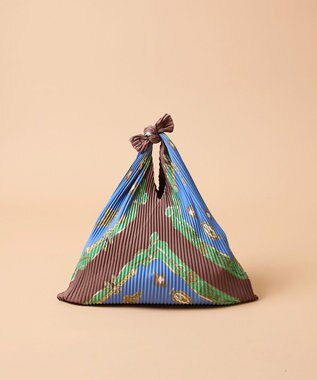 TOPKAPI 【TREASURE TOPKAPI】Plie(プリエ) プリーツスカーフ マルチウェイバッグ チョコレート