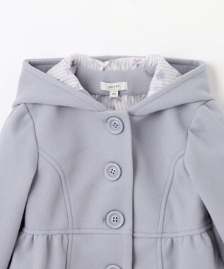 ANY KIDS 【手洗いOK】ウールライクコート サックスブルー