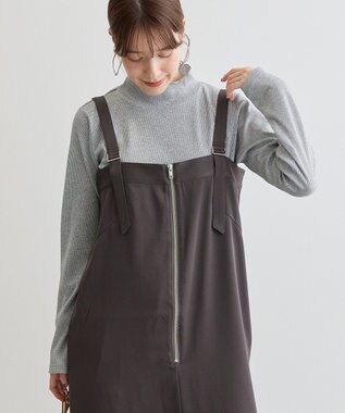 Green Parks ・ＥＬＥＮＣＡＲＥ　ＤＵＥ　ＺＩＰＵＰジャンスカ Charcoal Gray