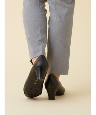 ASICS WALKING ペダラウォーキングシューズ 2E ヒール高5.0cm ブラック系