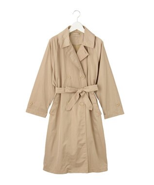 MOONBAT 【撥水】LIGNAGGIO ベルト付トレンチコート ベージュ