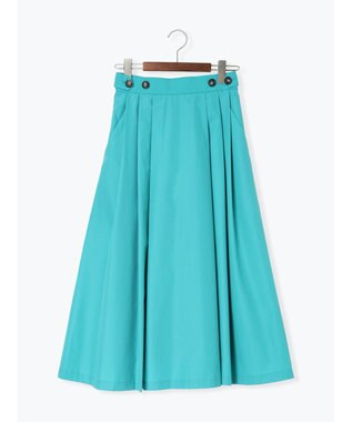 Te chichi タイプライタータックフレアスカート グリーン