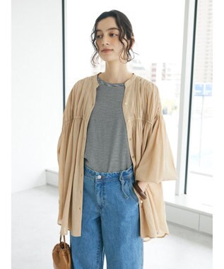 CRAFT STANDARD BOUTIQUE ヴィンテージボイルシャーリングシャツ Beige