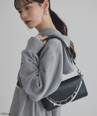 earth music&ecology ナイトメア／レースリボン付きチャーム Silver