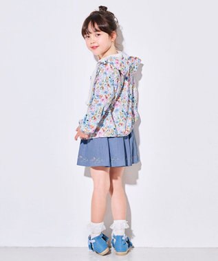 ANY KIDS UVカット さらさら パーカー 花柄